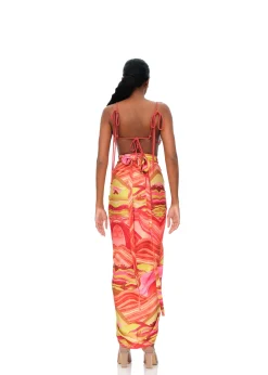 Aiko Crop Top-Sunset<Andrea Iyamah Sale