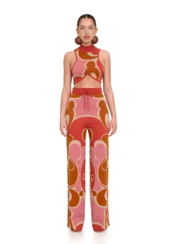 Ally Caro Print Knit Pants<Andrea Iyamah Shop