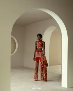 Ally Caro Print Knit Pants<Andrea Iyamah Shop