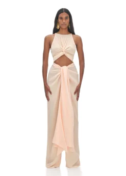 Aminata Champagne Jumpsuit<Andrea Iyamah Store