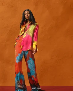 Ara Pants-Eros Print<Andrea Iyamah Outlet