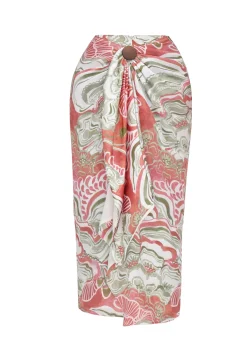 Behati Abstract Mushroom Skirt<Andrea Iyamah Store