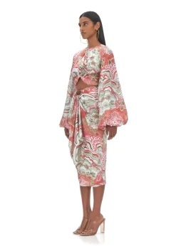 Behati Abstract Mushroom Skirt<Andrea Iyamah Store