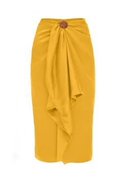 Behati Marigold Skirt<Andrea Iyamah Cheap