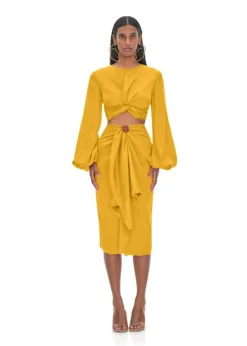 Behati Marigold Skirt<Andrea Iyamah Cheap