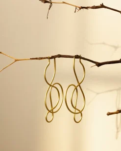 Clef Earrings<Andrea Iyamah Online