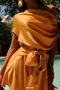 Edah Romper-Gold<Andrea Iyamah New