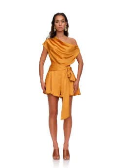 Edah Romper-Gold<Andrea Iyamah New