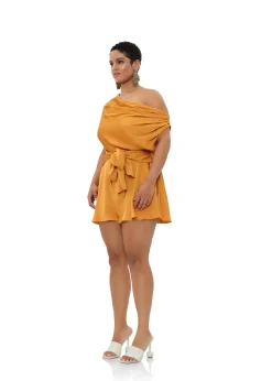 Edah Romper-Gold<Andrea Iyamah New
