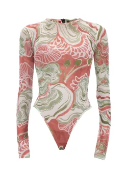Elle Abstract Mushroom Bodysuit<Andrea Iyamah Best Sale