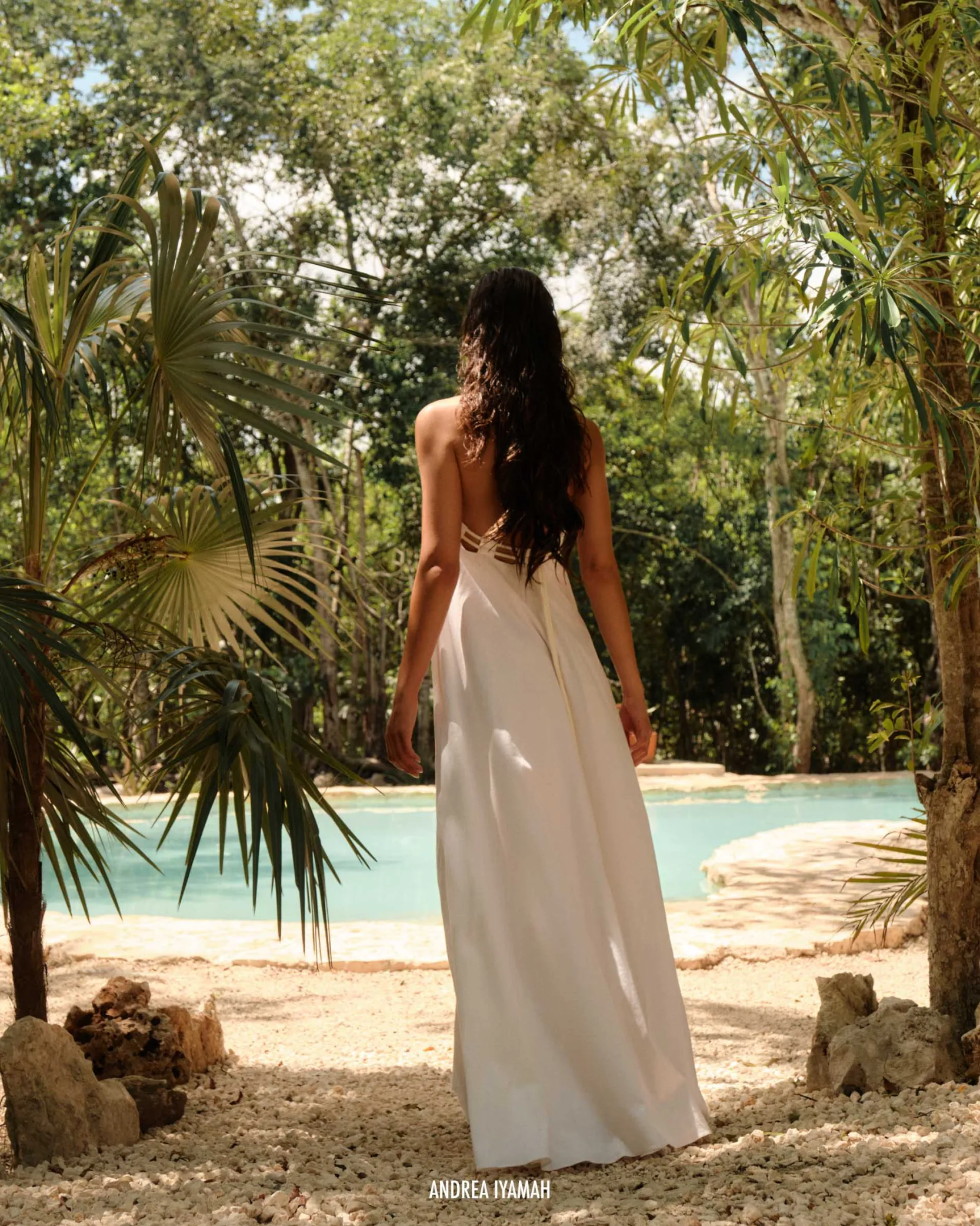 Essi Maxi Dress-Limestone<Andrea Iyamah Hot
