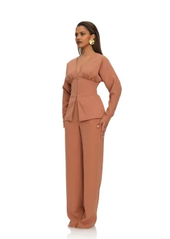 Gia Corset Blazer-Dust<Andrea Iyamah Best Sale