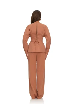 Gia Corset Blazer-Dust<Andrea Iyamah Best Sale