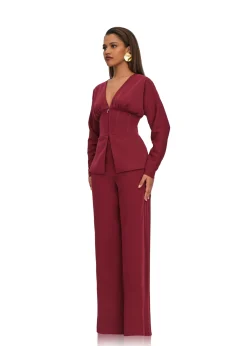 Gia Corset Blazer-Plum<Andrea Iyamah Store