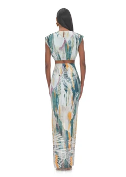 Halima Abstract Bark Cropped Top<Andrea Iyamah Discount
