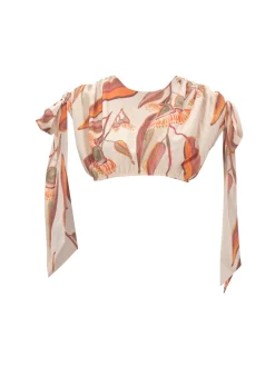 Halima Eucalyptus Cropped Top<Andrea Iyamah Clearance
