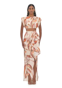 Halima Eucalyptus Wrap Skirt<Andrea Iyamah Sale