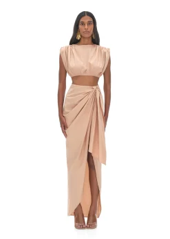 Halima Nude Cropped Top<Andrea Iyamah Discount