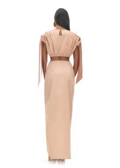 Halima Nude Cropped Top<Andrea Iyamah Discount