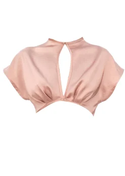 Hami Crop Top-Pearl Pink<Andrea Iyamah Shop