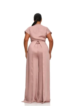 Hami Crop Top-Pearl Pink<Andrea Iyamah Shop