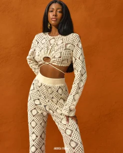Hira Crochet Pants<Andrea Iyamah Online