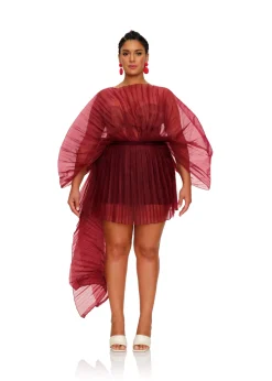 Ime Skirt-Wine<Andrea Iyamah Discount