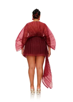 Ime Skirt-Wine<Andrea Iyamah Discount