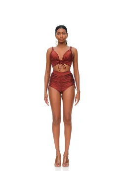 Karo Bikini-Chocolate<Andrea Iyamah Cheap