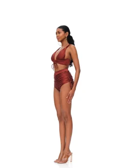 Karo Bikini-Chocolate<Andrea Iyamah Cheap