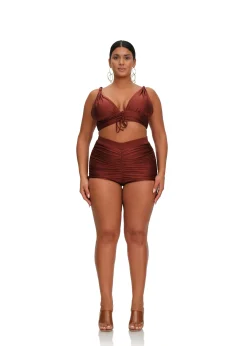 Karo Bikini-Chocolate<Andrea Iyamah Cheap