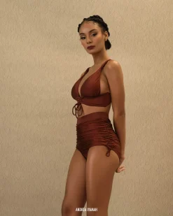 Karo Bikini-Chocolate<Andrea Iyamah Cheap
