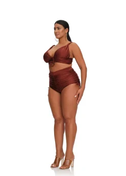 Karo Bikini-Chocolate<Andrea Iyamah Cheap