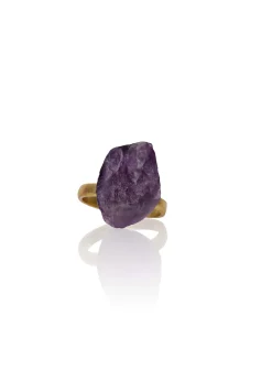 Karr Amethyst Gemstone Ring<Andrea Iyamah Sale