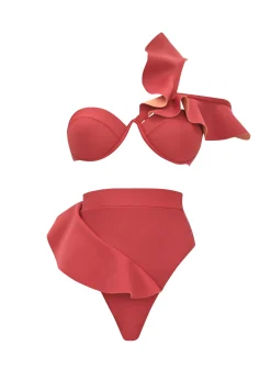 Kiara Red High Rise Bikini<Andrea Iyamah Fashion