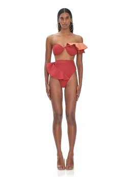 Kiara Red High Rise Bikini<Andrea Iyamah Fashion