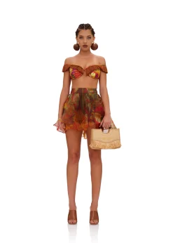 Kokos Shorts-Kola Print<Andrea Iyamah Best Sale