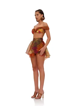 Kokos Shorts-Kola Print<Andrea Iyamah Best Sale
