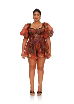 Kokos Shorts-Kola Print<Andrea Iyamah Best Sale