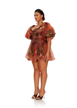 Kokos Shorts-Kola Print<Andrea Iyamah Best Sale