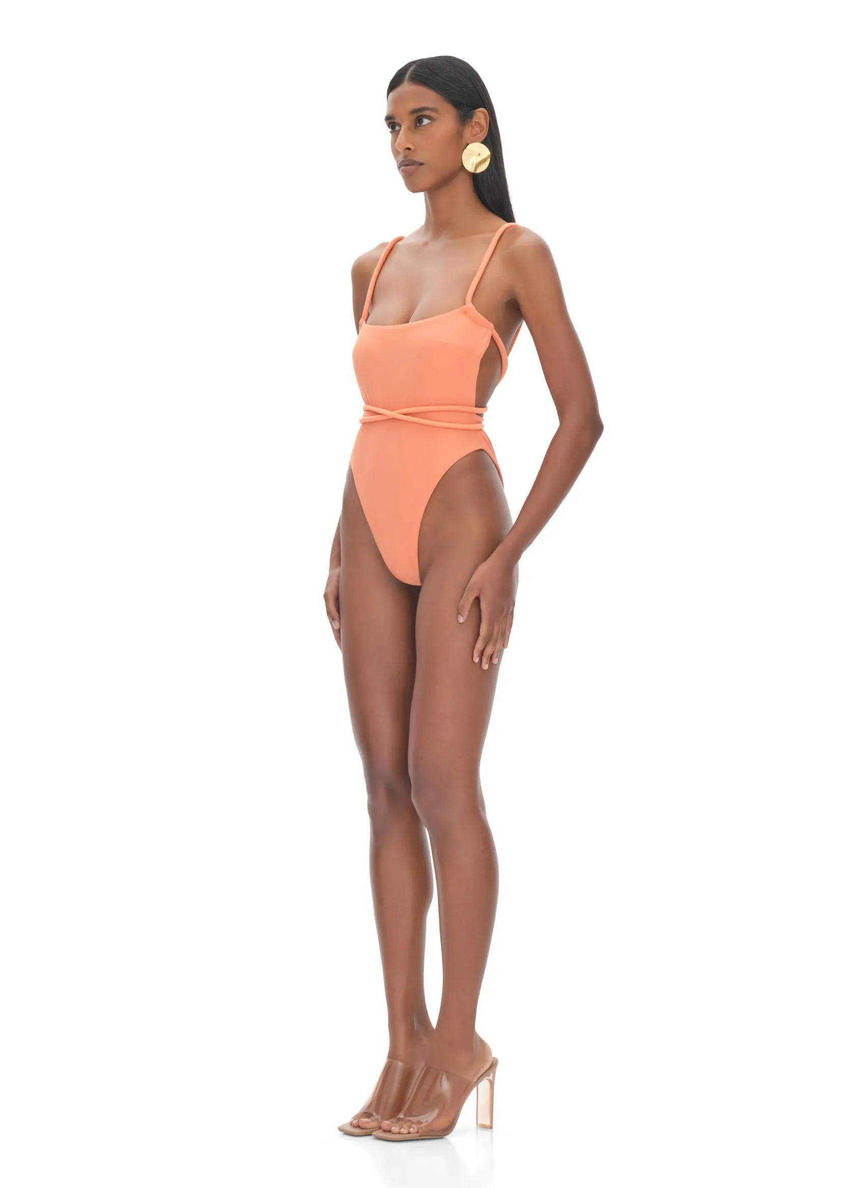 Lima Peach One Piece Swimsuit<Andrea Iyamah Cheap