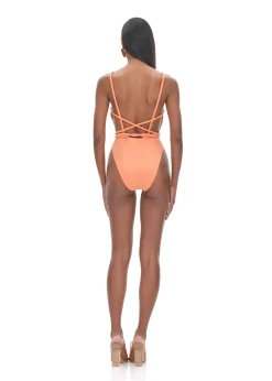 Lima Peach One Piece Swimsuit<Andrea Iyamah Cheap