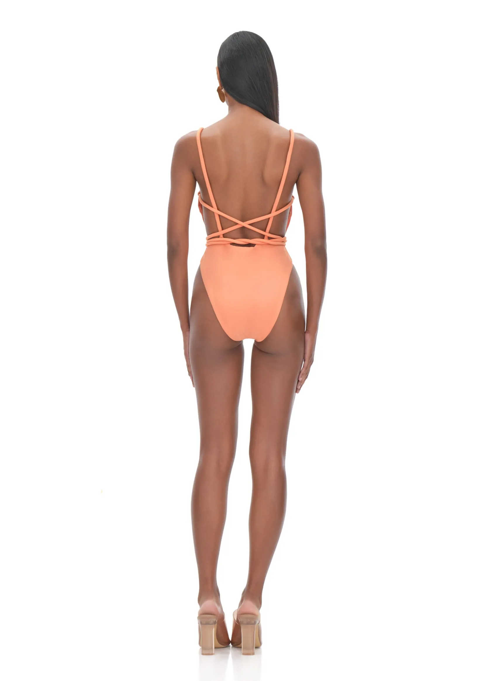 Lima Peach One Piece Swimsuit<Andrea Iyamah Cheap