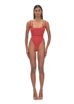 Lima Red One Piece Swimsuit<Andrea Iyamah Hot