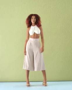 Mos Culotte-Chalk<Andrea Iyamah Discount