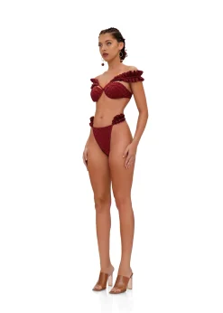 Mulan Bikini-Wine<Andrea Iyamah Fashion