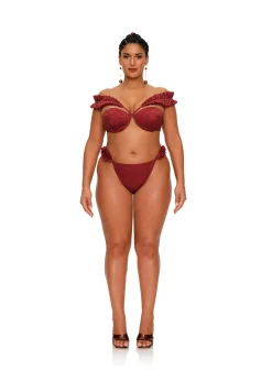 Mulan Bikini-Wine<Andrea Iyamah Best