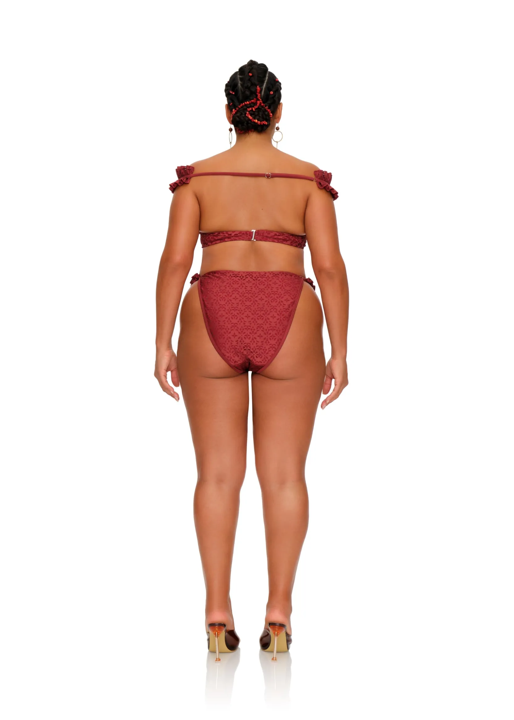 Mulan Bikini-Wine<Andrea Iyamah Best