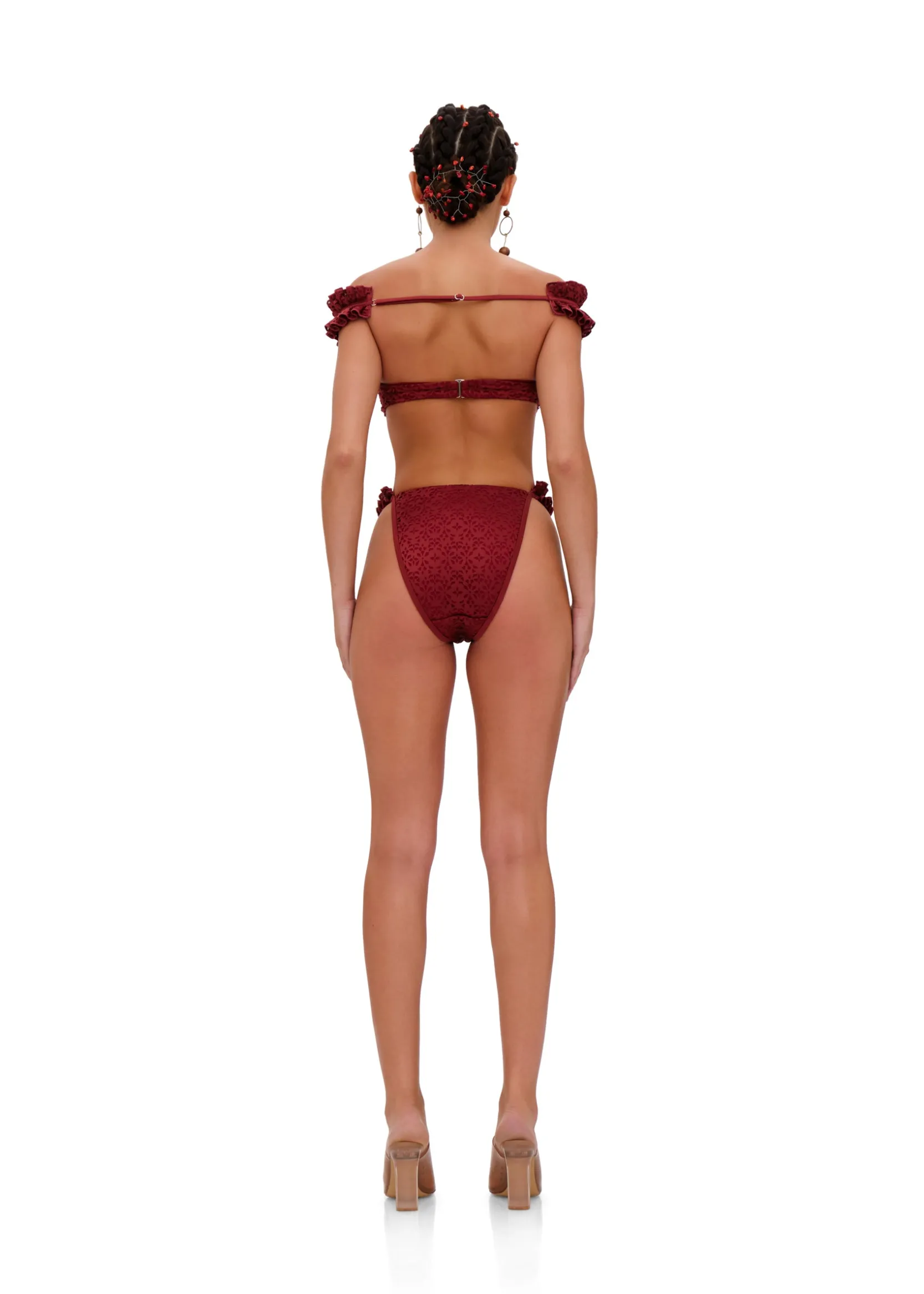 Mulan Bikini-Wine<Andrea Iyamah Best