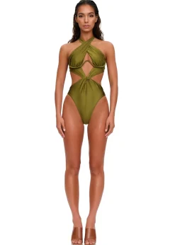 Nayo One Piece Swimsuit-Emerald<Andrea Iyamah New